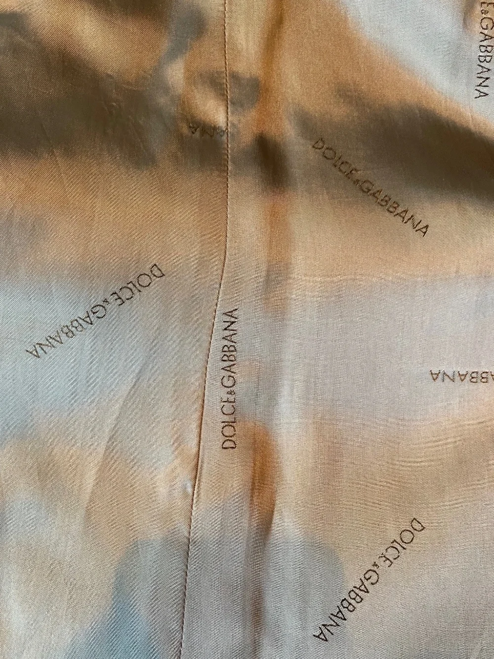 DOLCE AND GABBANA  LONG COAT leather (lamb)